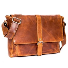 ALMADIH Leder Umhängetasche