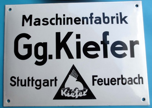 Maschinenfabrik kiefer - gg.,