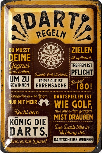 Retro blechschild darts irish - retro,