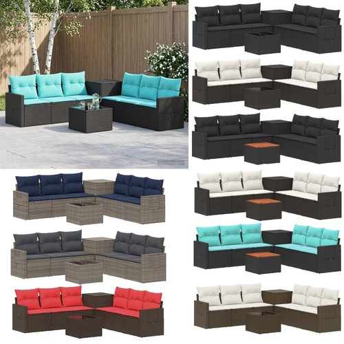 Sofa set 8stk - set, 8stk.schwarz