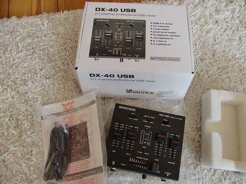 Pronomic usb dj mixer - dx-40,