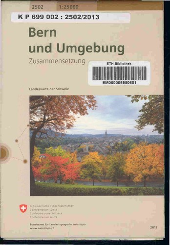 Bern und umgebung landeskarte - bern, umgebung.