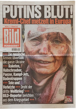 BILD Zeitung 25.02.2022 Februar Russischer Überfall auf die Ukraine am 24.02.22
