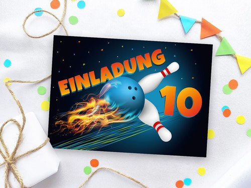 Einladungskarten zum - , 10