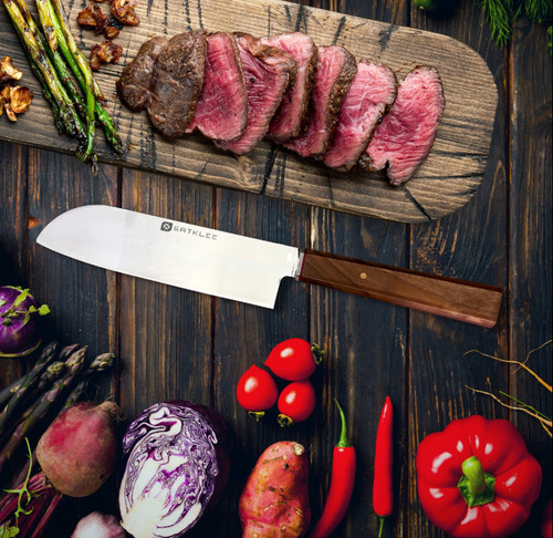 Satklee wood craft santoku - satklee,
