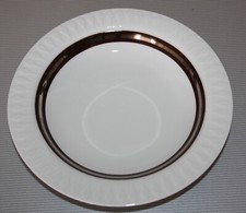 Thomas Lanzette Suppenteller m. platin-braunem Randdekor