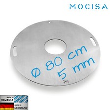 Grillplatte Feuerplatte Ø80 cm Stärke 5mm  Feuerschale Fassgrill Kugelgrill