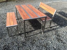 Gartenmöbel Set Tisch + 2