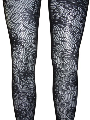 Leggins spitze leggings - spitze, gothic