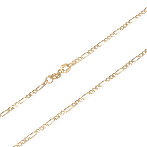 Goldkette figaro 585 gold - figaro,