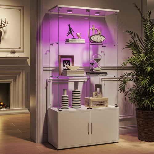 Glasvitrine standvitrine mit - glasvitrine,