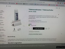 Tubenausquetscher-drücker-aufroller-Presse Tuben komplett leer drücken