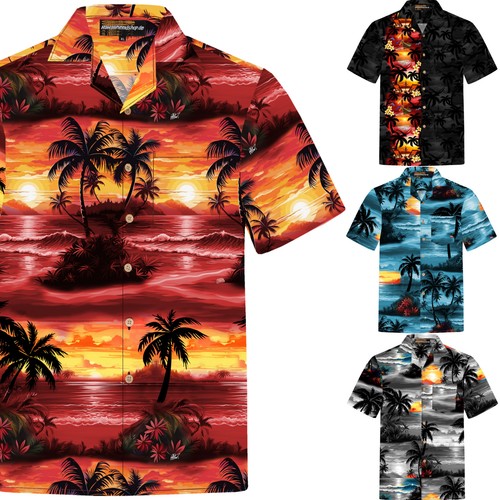 Herren hawaii hemd 100 - herren,