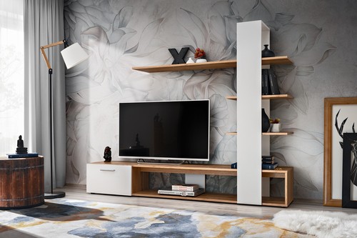 Anbauwand kleine wohnwand - anbauwand,