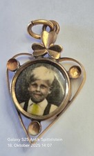 Antiker Medaillon double in