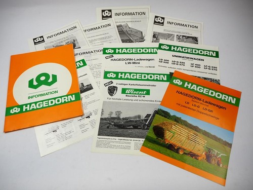 11x original prospekte - 11x,