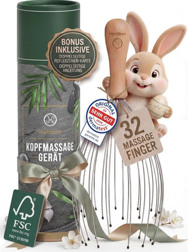 Premium kopfmassage spinne - premium,