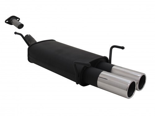 Novus sportauspuff abe 2x76mm - +abe,