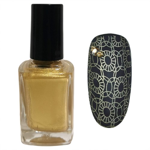 Stamping lack 10ml gold nail - stamping,