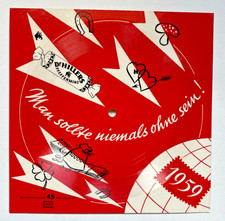 Werbe- Schallplatte Dr.Hillers Pfefferminz 1958/59