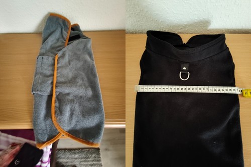 Hundebademantel und ein