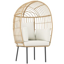 Rattansessel Ei-Förmig mit
