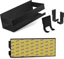 Duschablage Duschkorb Badregal ohne Bohren, Edelstahl schwarz, TESA Klebemontage