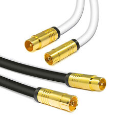 Antennenkabel TV 8K 4K UHD Anschlusskabel RG Koaxialkabel Koax Stecker Buchse HD