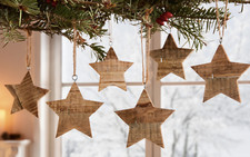 Hänger Holz Sterne Pinienholz