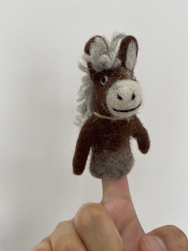 Pferde fingerpuppe - fingerpuppe, /