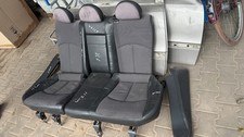 Mercedes  E-Klasse W211   Limousine Sitzbank hinten   Teilleder Schwarz