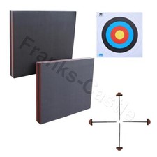 2 Stück Zielscheibe 80x80 bis 50 lbs plus Zubehör SPARANGEBOT !!!