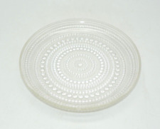 Glas Teller 17,3 cm Oiva Toikka von iittala kastehelmi tauperle nuutajärvi