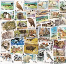 100 verschiedene Briefmarken