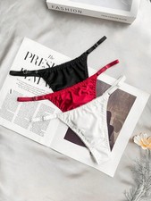 3er Pack bunte Sexy Tangas bei