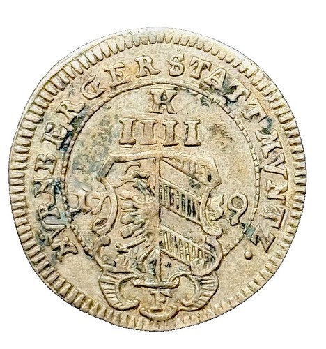 Nürnberg stadt 4 kreuzer - stadt,