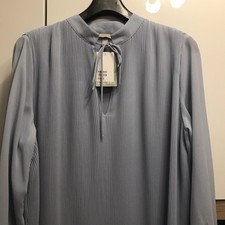 Kurzes Langarm Kleid Plissee