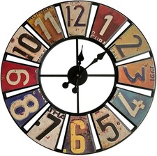 XXL Wanduhr 58 cm – Retro