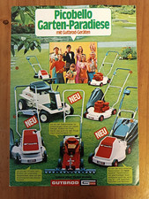 Prospekt Gutbrod Picobello Traktor Zeitschrift Schlepper Q