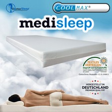 Rollmatratze Medisleep Bezug Coolmax verschied. Breiten und Härte - Länge 200cm