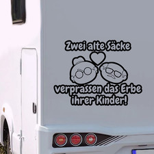 Wohnmobil Aufkleber mit Spruch