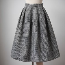 Wollrock warm winterrock midi - wollrock,