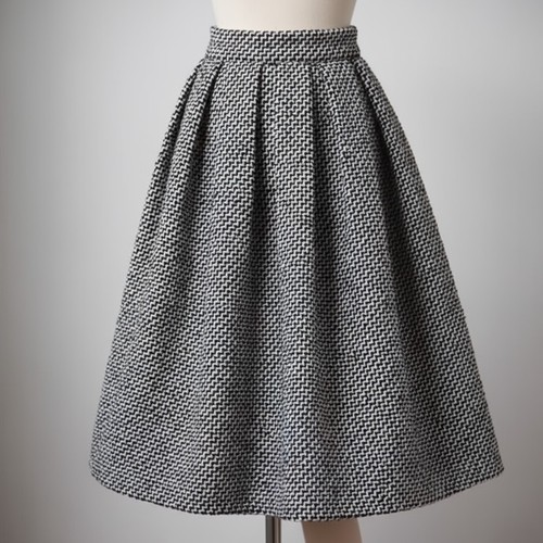 Wollrock warm winterrock midi - wollrock,