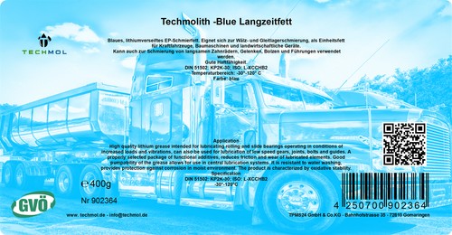 Hochdruckfett ep2 blau 24x400g - ep2,