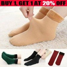 4 Paar Damen-Plüsch-Thermosocken Winter-Schneestiefel Dicke Fleece-Socken 