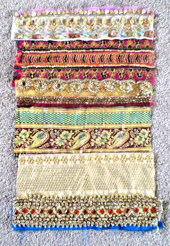 Glitzernder indischer sari - glitzernder,