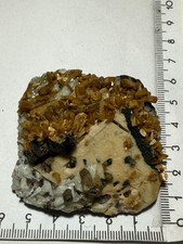 Albit (Morion, Desmin, Stilbit), Polen, Mineralien N° 213/B5