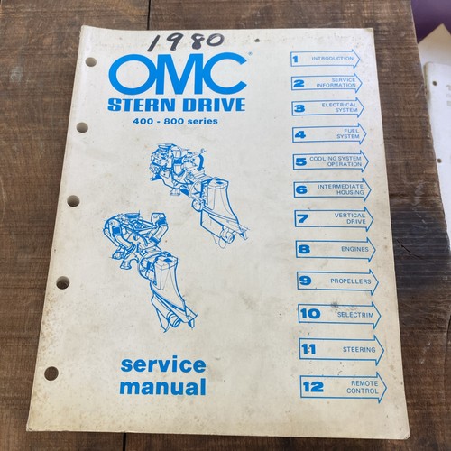 1980 omc stern drive 400 - drive, 400/800