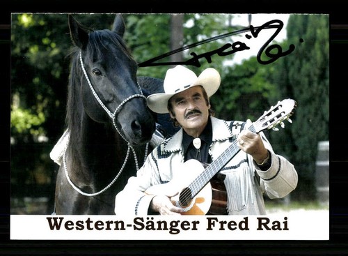 Fred rai autogrammkarte - rai,