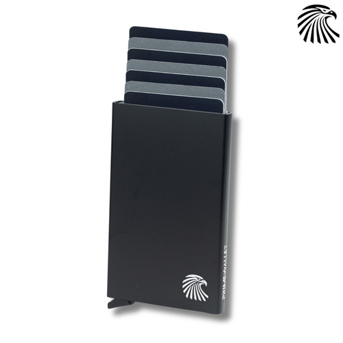 Kartenetui schwarz aluminium - kartenetui,